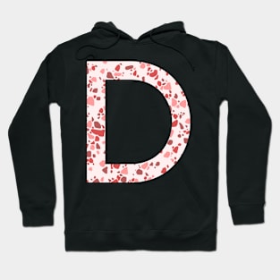 Pink Terrazzo Initial D Hoodie